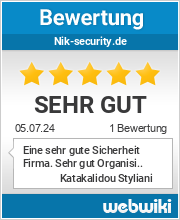 Bewertungen zu nik-security.de