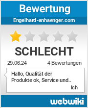 Bewertungen zu engelhard-anhaenger.com