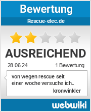 Bewertungen zu rescue-elec.de