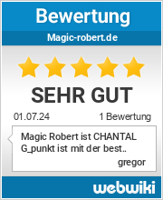 Bewertungen zu magic-robert.de