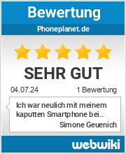 Bewertungen zu phoneplanet.de