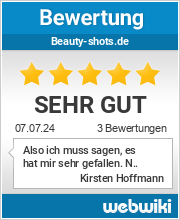 Bewertungen zu beauty-shots.de