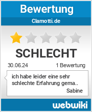 Bewertungen zu clamotti.de