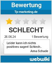 Bewertungen zu tp-marketing.de