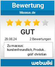 Bewertungen zu maxxus.de
