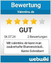 Bewertungen zu valentins.de