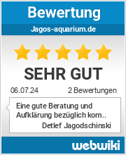 Bewertungen zu jagos-aquarium.de