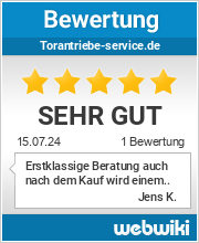 Bewertungen zu torantriebe-service.de