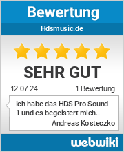 Bewertungen zu hdsmusic.de