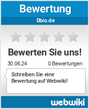 Bewertungen zu dbio.de