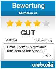 Bewertungen zu mustafas.de