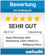 Bewertungen zu acr-limburg.de