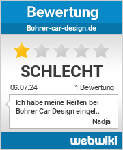 Bewertungen zu bohrer-car-design.de