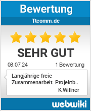 Bewertungen zu ttcomm.de