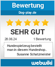 Bewertungen zu dog-play.de