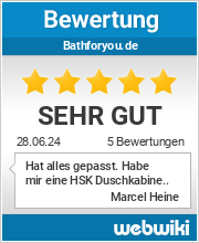 Bewertungen zu bathforyou.de