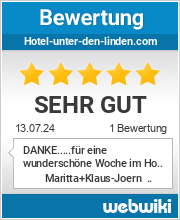 Bewertungen zu hotel-unter-den-linden.com