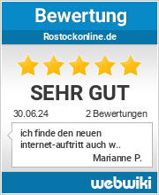 Bewertungen zu rostockonline.de