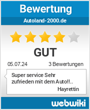 Bewertungen zu autoland-2000.de