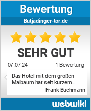 Bewertungen zu butjadinger-tor.de