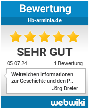 Bewertungen zu hb-arminia.de