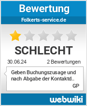 Bewertungen zu folkerts-service.de