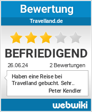 Bewertungen zu travelland.de