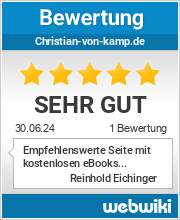 Bewertungen zu christian-von-kamp.de