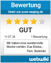 Bewertungen zu hotel-zur-post-waging.de