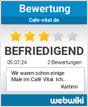 Bewertungen zu cafe-vital.de