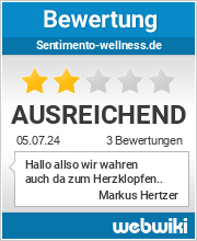 Bewertungen zu sentimento-wellness.de