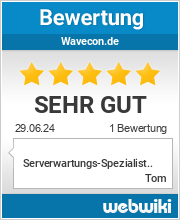 Bewertungen zu wavecon.de