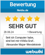 Bewertungen zu nvidia.de