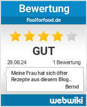 Bewertungen zu foolforfood.de