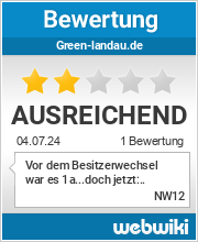 Bewertungen zu green-landau.de