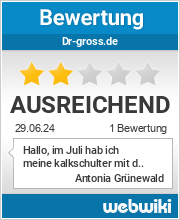 Bewertungen zu dr-gross.de