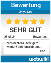 Bewertungen zu only24.de