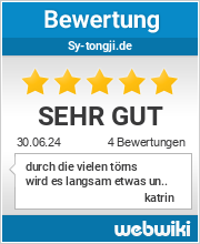 Bewertungen zu sy-tongji.de