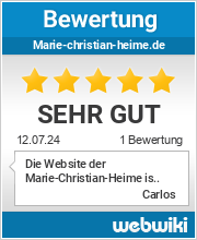 Bewertungen zu marie-christian-heime.de