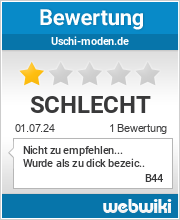 Bewertungen zu uschi-moden.de