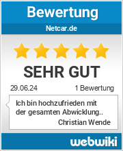 Bewertungen zu netcar.de