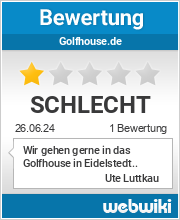 Bewertungen zu golfhouse.de