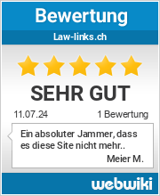 Bewertungen zu law-links.ch