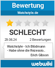 Bewertungen zu watchstyle.de