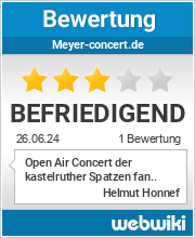 Bewertungen zu meyer-concert.de