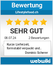 Bewertungen zu lifestylefood.ch