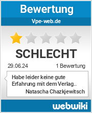 Bewertungen zu vpe-web.de