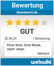 Bewertungen zu downtown5.de