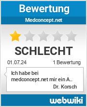 Bewertungen zu medconcept.net