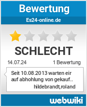 Bewertungen zu es24-online.de